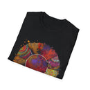 FORTUNE: Colorful, splat style, Bohemian tie dye collage, Unisex T-Shirt, Tie-Dye Vibe Shirt, Festival Wear, Summer Style, Gift for Her/Him