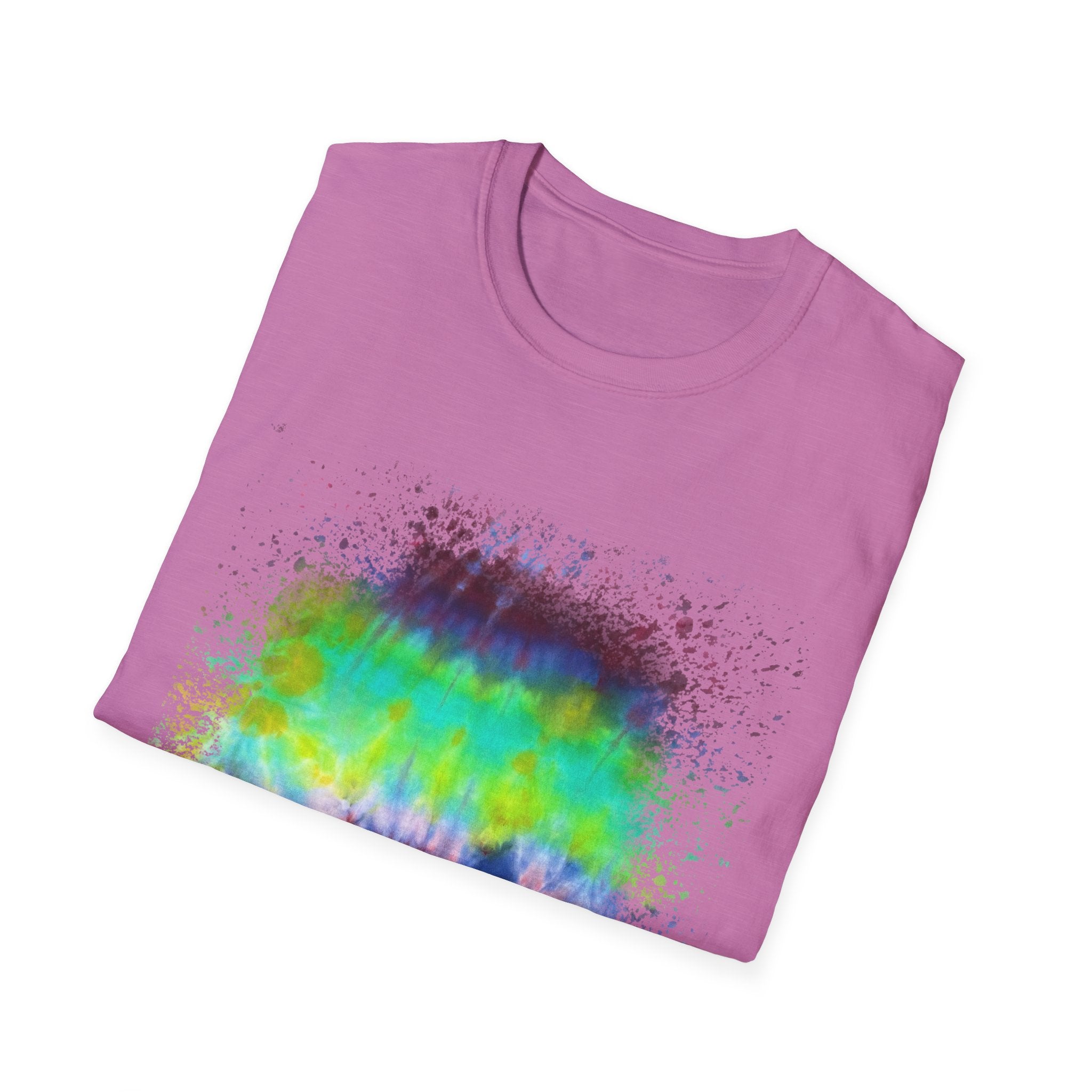 Sidewinder Showdown 2:  Vibrant Artistic Drip T-Shirt, Colorful Graphic Tee, Unisex Rainbow Shirt, Casual Wear, Gift for Art Lovers, Summer Fashion