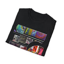 The DILEMMA: Colorful Graphic Collage Unisex Softstyle T-Shirt, Casual Tee, Unique Gift, Art Lover Shirt, Everyday Wear, Festival Apparel