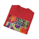 RESILIENCE:  Colorful collage Tie-Dye Unisex T-Shirt, Perfect for Summer Festivals, Casual Wear, Vacation, Gifts, and Artsy Vibes