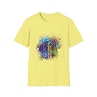 Tenacity 2:  Colorful Tie-Dye Unisex Softstyle T-Shirt, Casual Wear, Gift for Art Lovers, Summer Vibes, Festival Clothing