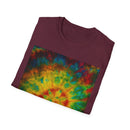 HABANERO HELIX: Rich, bright and Colorful Tie-Dye Unisex Softstyle T-Shirt, Retro Vibe Tee, Festival Outfits, Gift for Teens, Summer Essentials, Casual Wear
