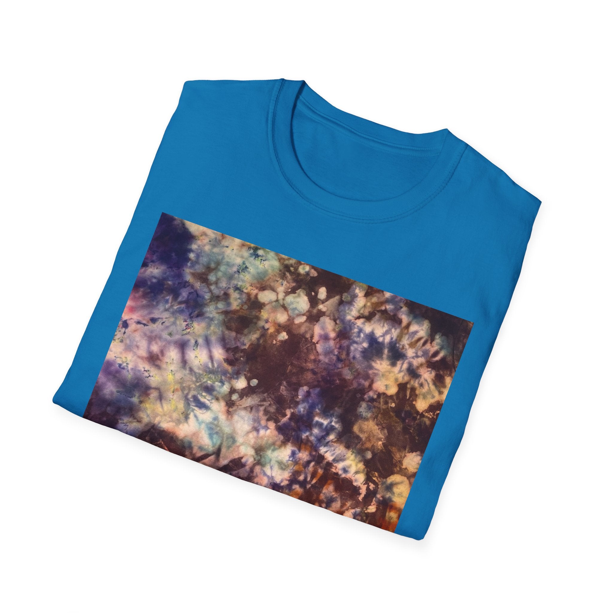 NEUTRON NIRVANA:  Galaxy inspired Colorful Tie-Dye Unisex Softstyle T-Shirt | Boho Shirt | Festival Wear | Casual Tee | Unique Gift | Comfortable Everyday Style