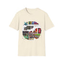 The Dilemma 2:  Colorful Collage Unisex Softstyle T-Shirt - Vibrant Art Tee, Casual Wear, Unique Gift, Graphic Tee, Everyday Essentials, Trendy Fashion