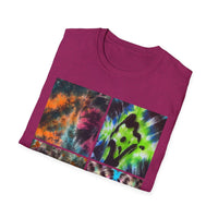 THE VICEROY: Unisex Tie-Dye collage T-Shirt, Vibrant Fashion Tee, Summer Wardrobe Essential, Festival Wear, Gift for Creative Souls, Casual Everyday Tee