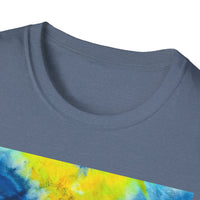 ZENITH: Excellence! Vibrant Tie-Dye Unisex Softstyle T-Shirt | Perfect for Summer Festivals, Beach Days, Casual Outfits, Gift for Friends, Men's and [...]