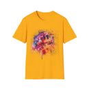 Serenade 2:  Vibrant Drip Artistic T-Shirt, Unisex Softstyle Tee, Colorful Streetwear, Graphic Tee, Casual Artwear, Trendy Summer Shirt