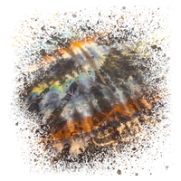 Asteroid Menace 2:  Artistic Abstract Unisex Softstyle T-Shirt | Trendy Graphic Tee, Casual Wear, Unique Fashion Gift, Art Lover Apparel, Everyday Comfort